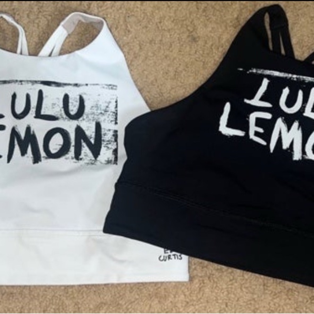 Lululemon x Ed Curtis High Neck Energy Bra Size 12